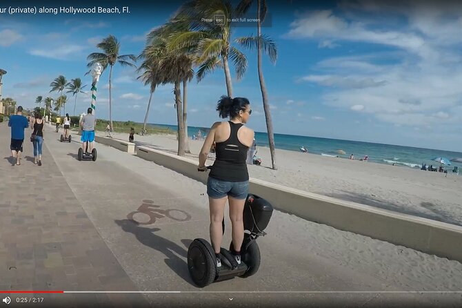 Private Segway Tours Along Hollywood Beachs Broadwalk - Pricing and Booking