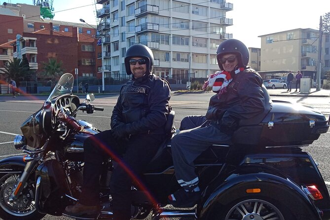 Private Tour of Melbourne in a Harley Davidson Trike - Common questions