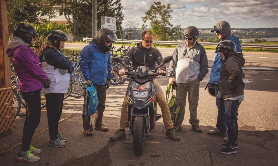 Quebec City : Scooter Guided Tour, Île D'orléans Agrotourism - Free Cancellation Policy