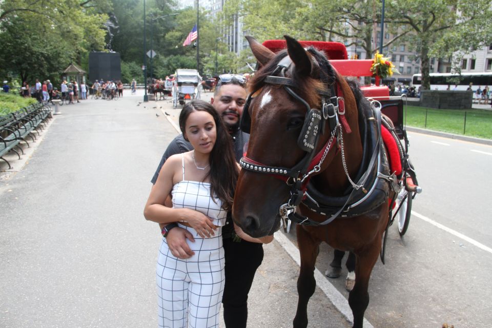 Romantic/Proposal Central Park Carriage Tour Up to 4 Adults - Booking Information