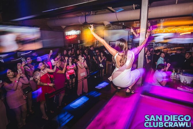 San Diego Club Crawl - Nightlife Party Tour - Nightclub Itinerary