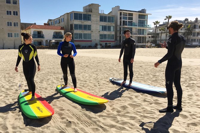 Shared 2 Hour Small Group Surf Lesson in Santa Monica - Common questions
