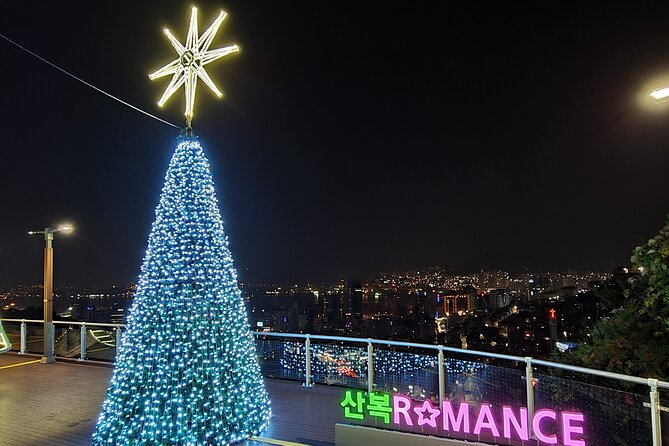 Walk Through The Mountainside Street Of Busan And Enjoy The Night View - Nighttime Adventure in Busans Streets
