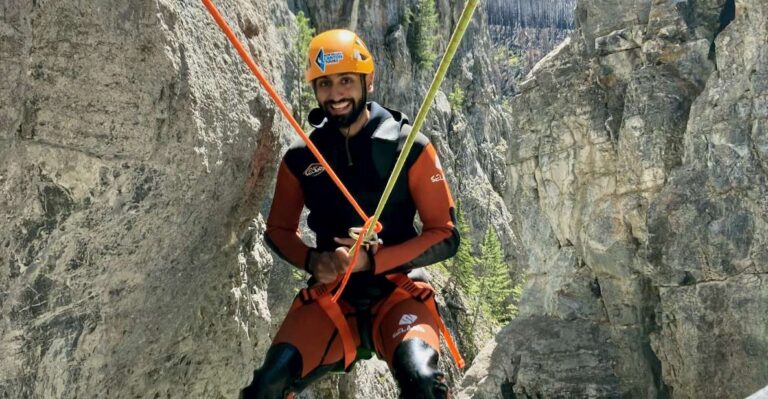Banff: Ghost Canyon Tour With Slides, Rappels, & Jumps