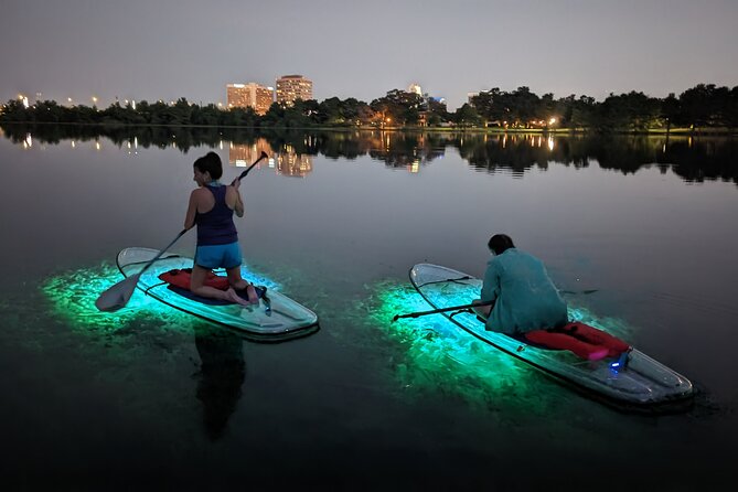 Glow in the Dark Clear Kayak or Clear Paddleboard in Paradise - Sum Up