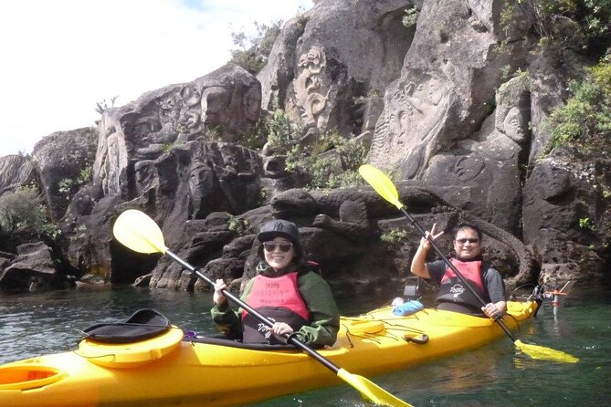 Lake Taupo - Maori Rock Carvings Package (Mountain Biking & Kayaking) - Sum Up