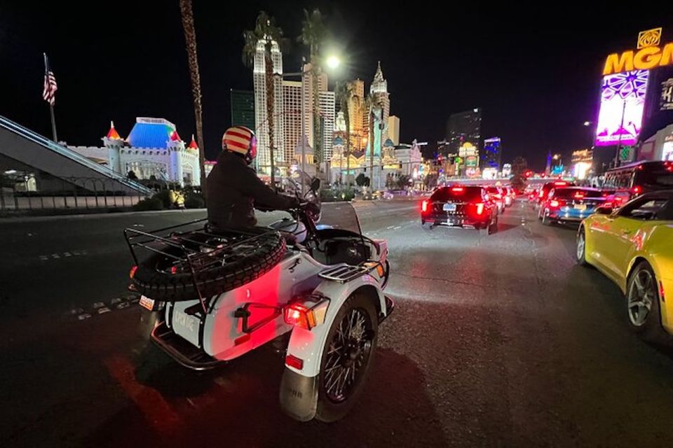 Las Vegas: Sidecar Tour of the Las Vegas Strip by Night - Sum Up