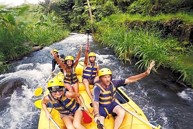 (Less Stairs) Bali Telaga Waja Rafting & Zipline -Lunch, Transfer - Weather-Dependent Activity