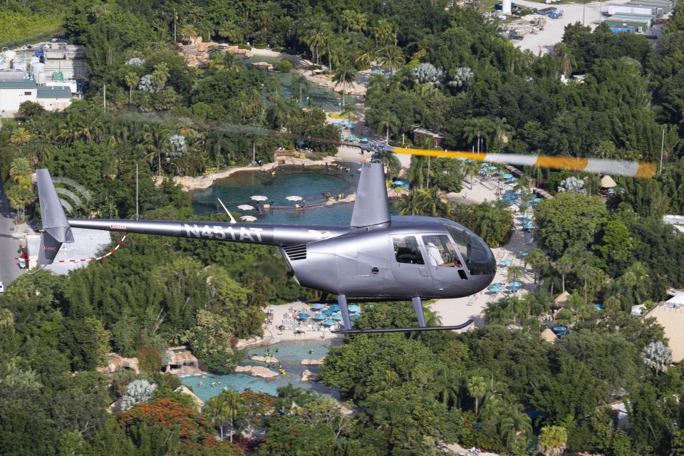 Orlando: Narrated Helicopter Flight Over Theme Parks - Important Information for Participants