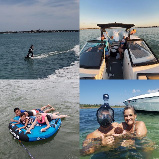 St Pete Beach: Private Boat Tour for Watersports Snorkeling - Snorkeling and Sightseeing
