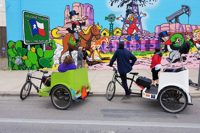 Austin Mural Selfie Tour by Pedicab - Customized Itinerary