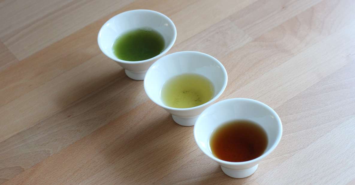 Authentic Japanese Tea Tasting: Sencha, Matcha and Gyokuro - Experience Inclusions