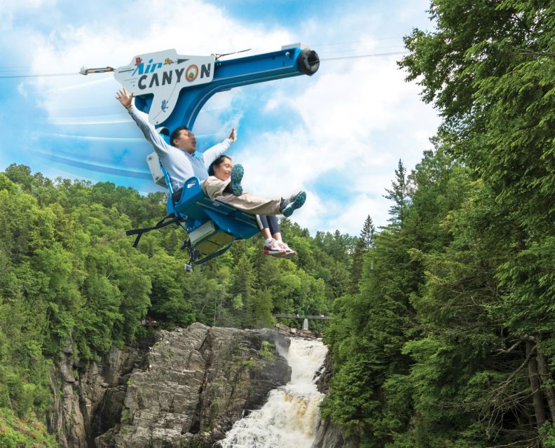 Canyon Sainte-Anne: AirCANYON Ride and Park Entry - Sum Up