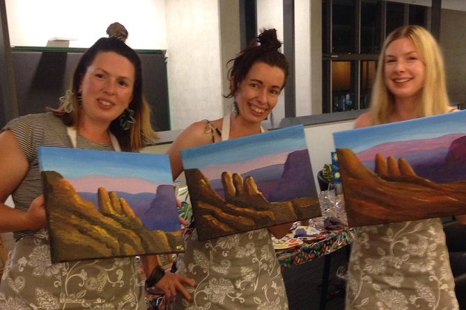 Paint and Sip BYO in Brisbane CBD Friday Night - Sum Up