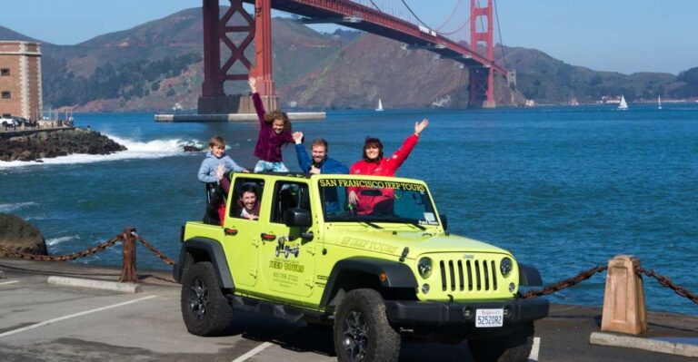 San Francisco: Private City Highlights Tour in a Jeep