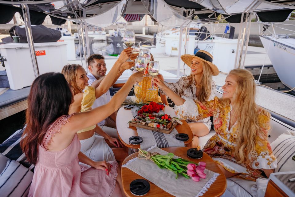 Miami: Luxury E-Boat Cruise With Wine and Charcuterie Board - Full Description of the Experience