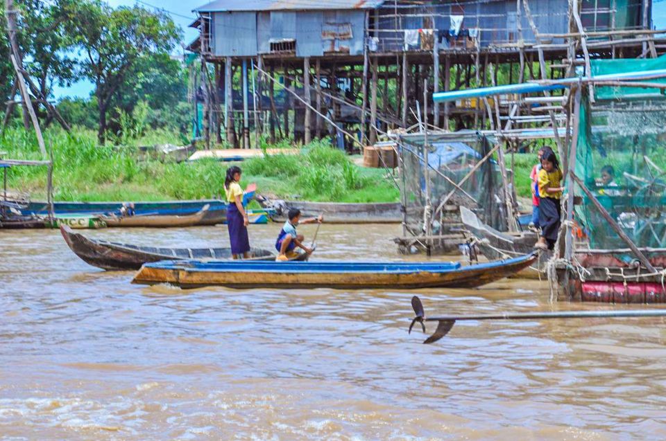 Siem Reap: Floating Village Sunset Boat Guided Vespa Tour - Common questions