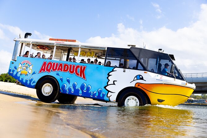 Aquaduck Gold Coast 1 Hour City and River Tour - Key Points