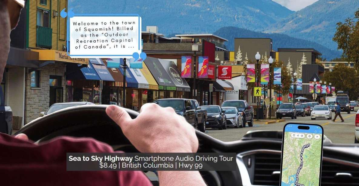 Audio Driving Tour B/W Vancouver & Whistler Sea to Sky Hwy - Key Points