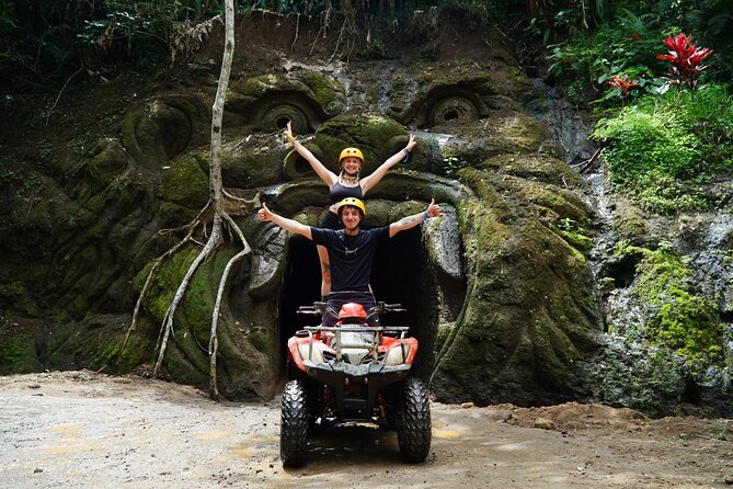 Bali ATV Quadbike Through Gorilla Face Cave - Key Points
