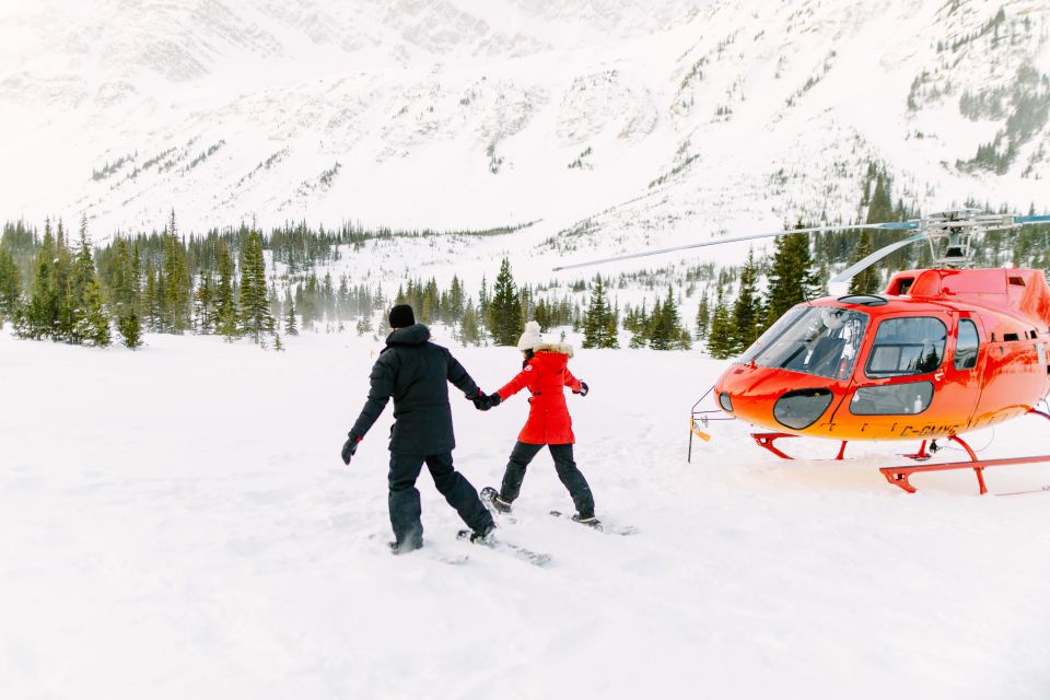 Banff/Jasper: Canadian Rockies Helicopter & Snowshoe Tour - Key Points