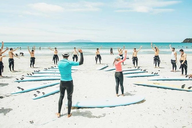 Beginner Surf Lesson at Te Arai Beach - Key Points