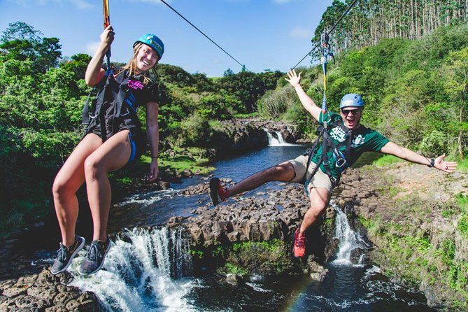 Big Island 9-Line Zipline Experience Plus Kayaking Tour - Key Points