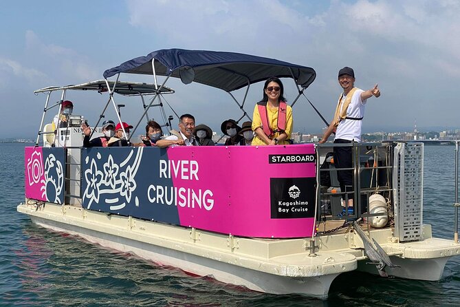 Boat Cruising in Front of the Active Volcano Sakurajima - Key Points