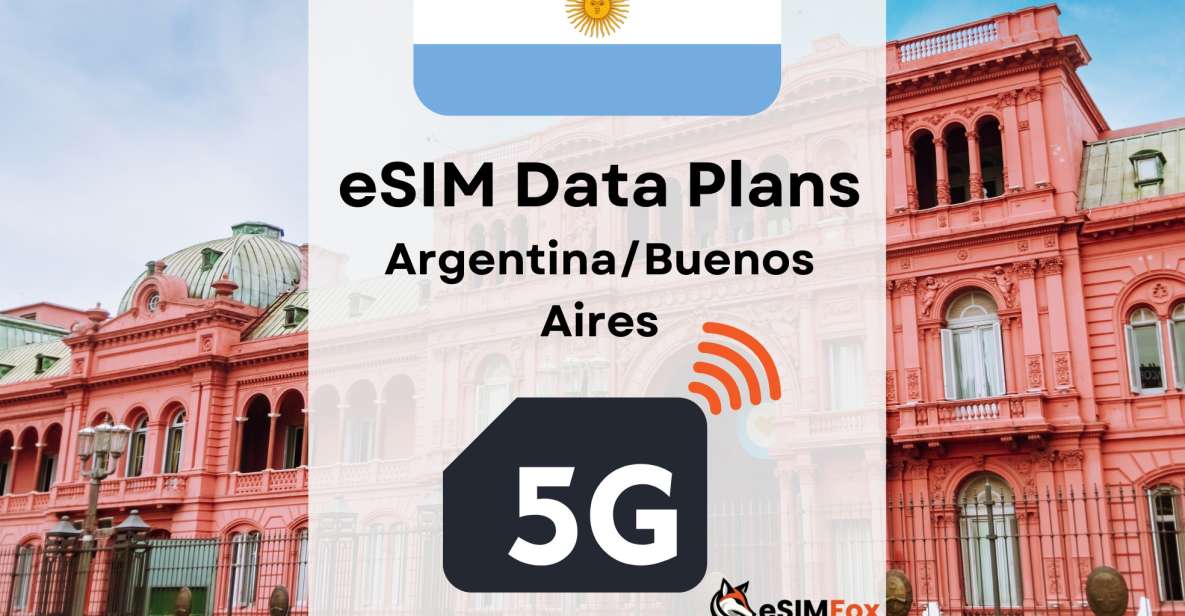 Buenos Aires : Esim Internet Data Plan for Argentina 4g/5g - Key Points