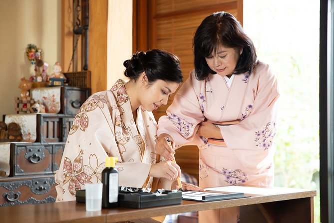 Calligraphy Experience With Simple Kimono in Okinawa - Key Points