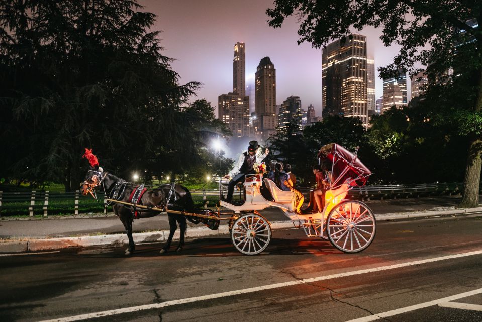 Central Park, Rockefeller & Times Carriage Ride (4 Adults) - Key Points