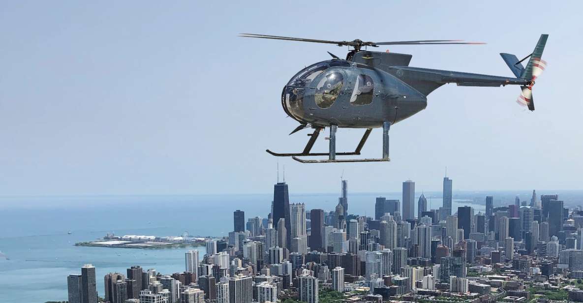 Chicago: 45-Minute Private Helicopter Flight for 1-3 People - Key Points