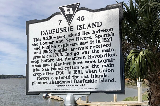 Daufuskie Island Guided History Tour From Hilton Head - Key Points