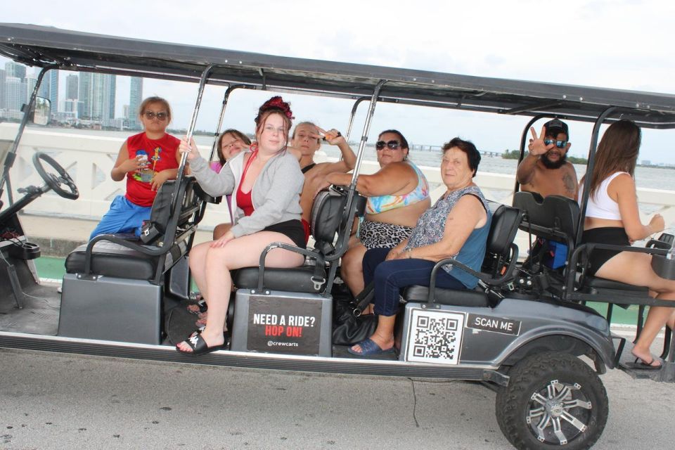Explore South Beach, Miami : Ultimate Golf Cart Party Tour - Key Points