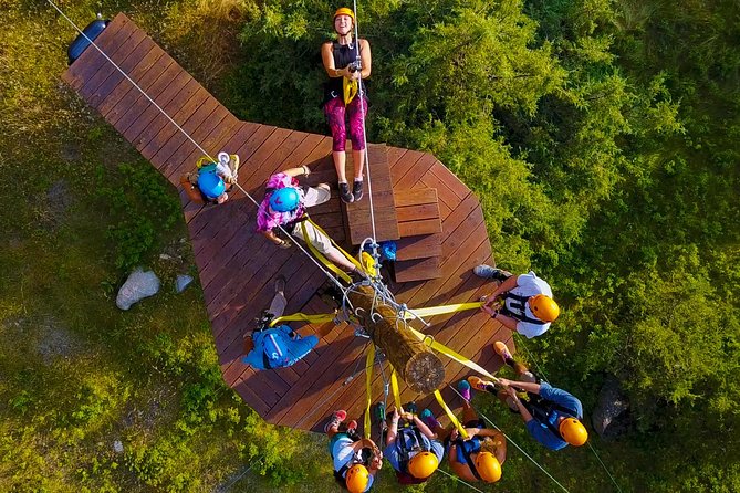 Gallatin River Small-Group Zipline Experience  - Big Sky - Key Points