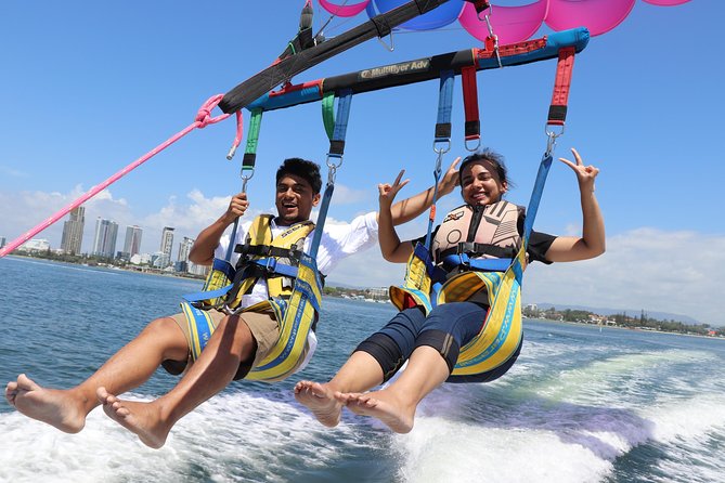 Gold Coast Tandem Parasail & V8 Jetboat Combo - 1 Location - Key Points