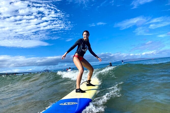 Group Surf Lesson at Kalama Beach in Kihei - Key Points