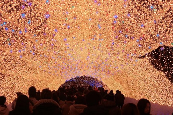 Half-Day Tour to Enjoy Japans Largest Illumination and Outlet - Key Points