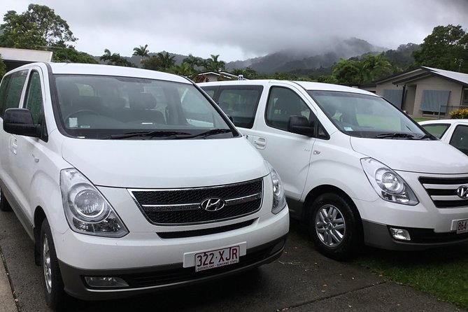 IMAX Private Transfer 7 Guests Cairns Airport to Hotels in Cairns City - Key Points