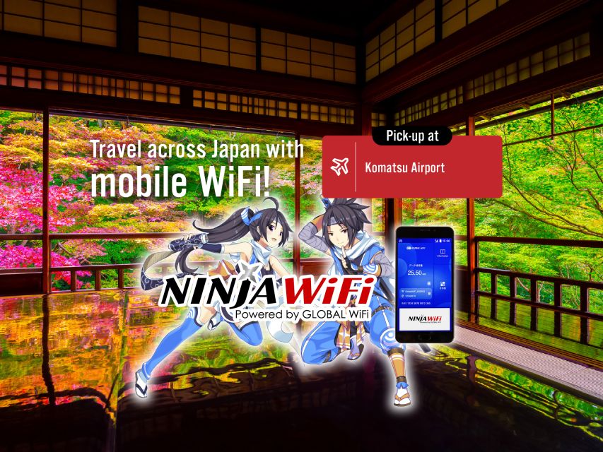 Ishikawa: Komatsu Airport Mobile WiFi Rental - Key Points