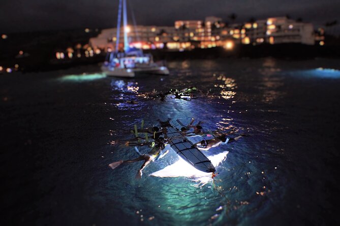 Kailua Night Manta Ray Cruise and Snorkel Experience  - Big Island of Hawaii - Experience Location and Timing