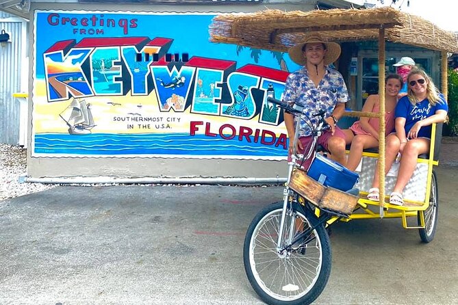 Key West Conch Republic Tiki Pedicab Experience by Kokomo Cabs