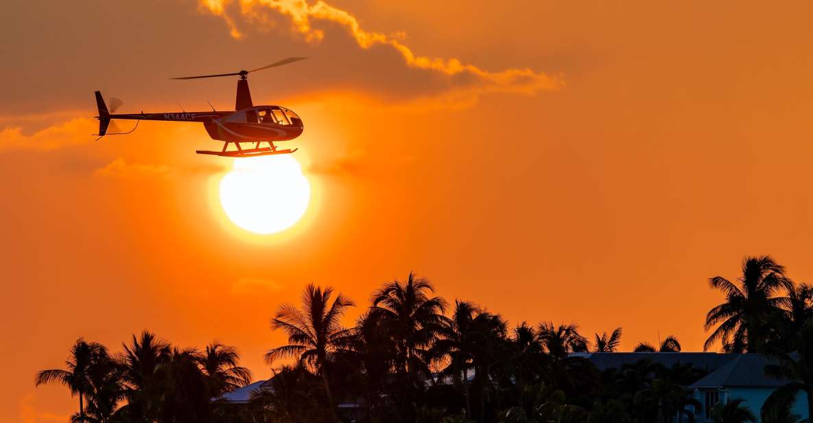 Key West: Helicopter Sunset Celebration - Key Points