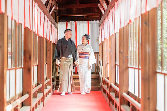 Kimono Photo Session Experience Japanese Culture Inside a Shrine - Key Points