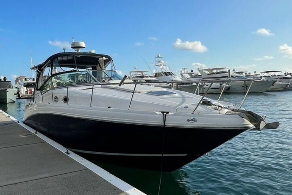 Miami: 37-Foot Sundancer Boat Rental - Key Points