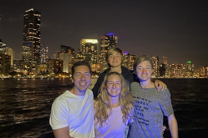 Miami Lights Private Nighttime Boat Tour - Key Points