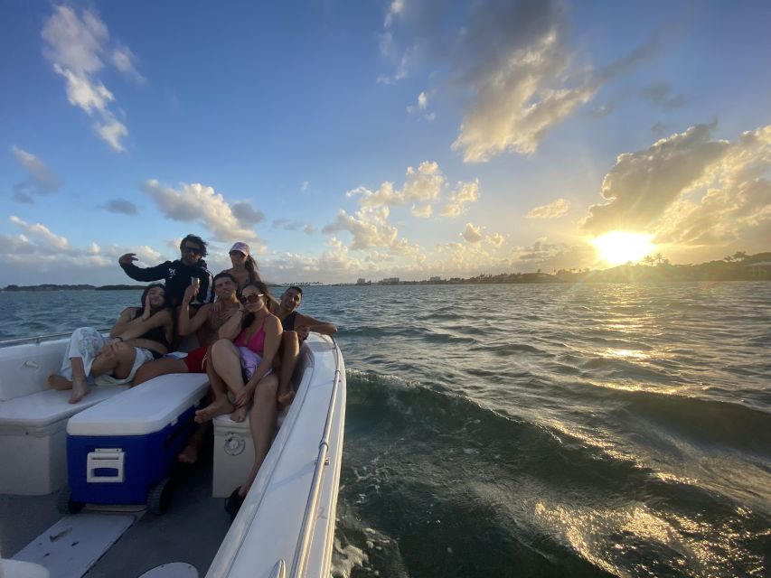 Miami: Private Sunset Boat Tour With Bottle of Champagne - Key Points