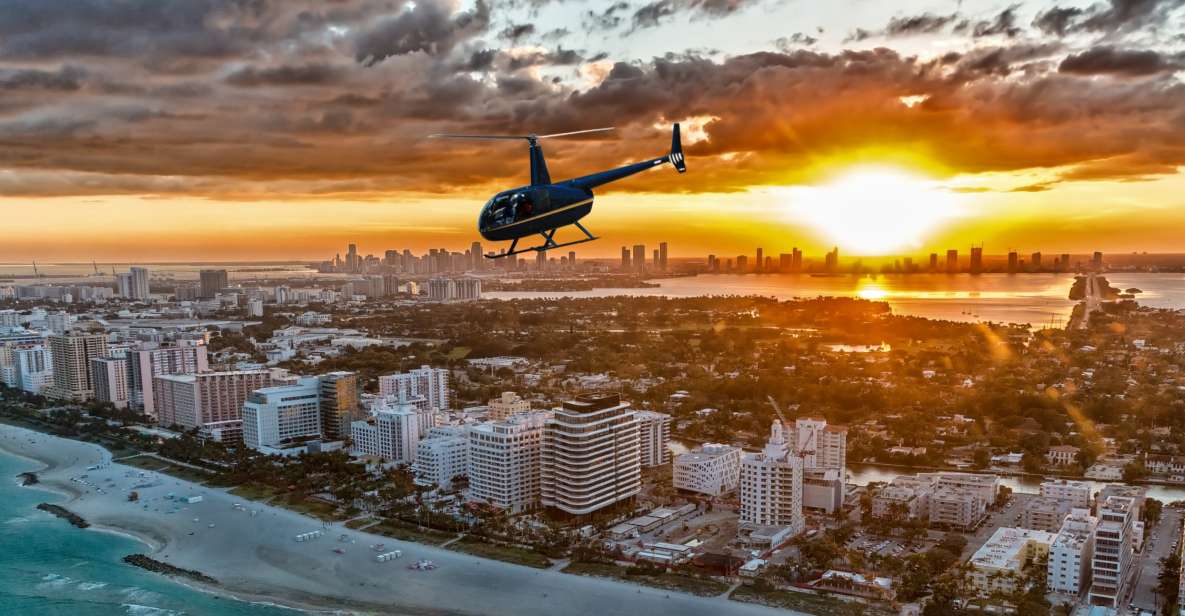 Miami: Private Sunset Helicopter Tour - Key Points