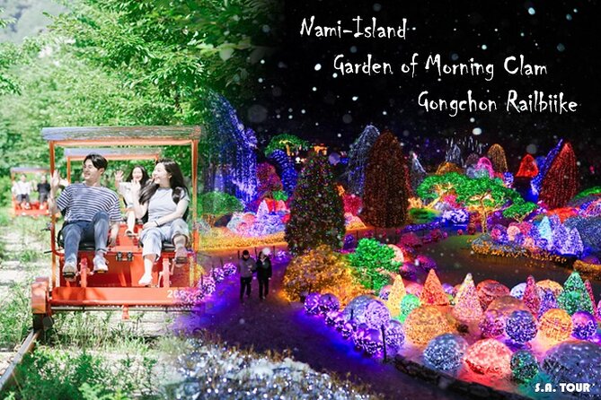 Nami Island & Garden of Morning Calm & Gangchon Railbike Tour - Key Points