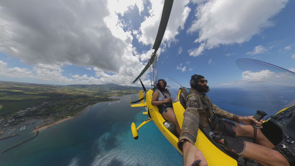 Oahu: Gyroplane Flight Over North Shore of Oahu Hawaii - Key Points